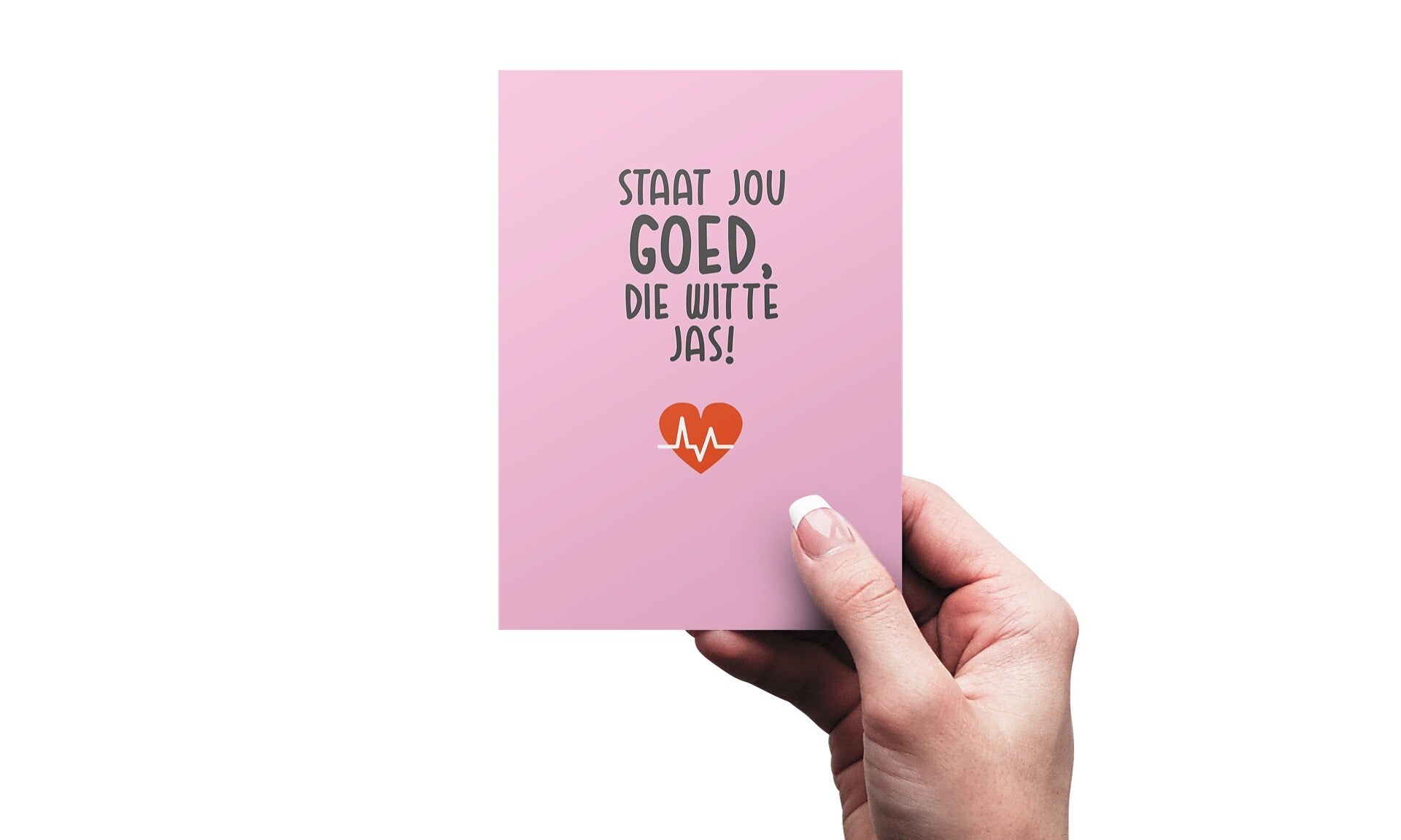 MedSocks Kaartje Witte Jas