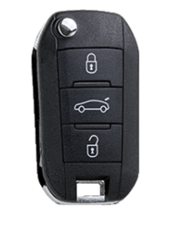 Klapsleutel Afstandsbediening Peugeot / Citroen HU83R21
