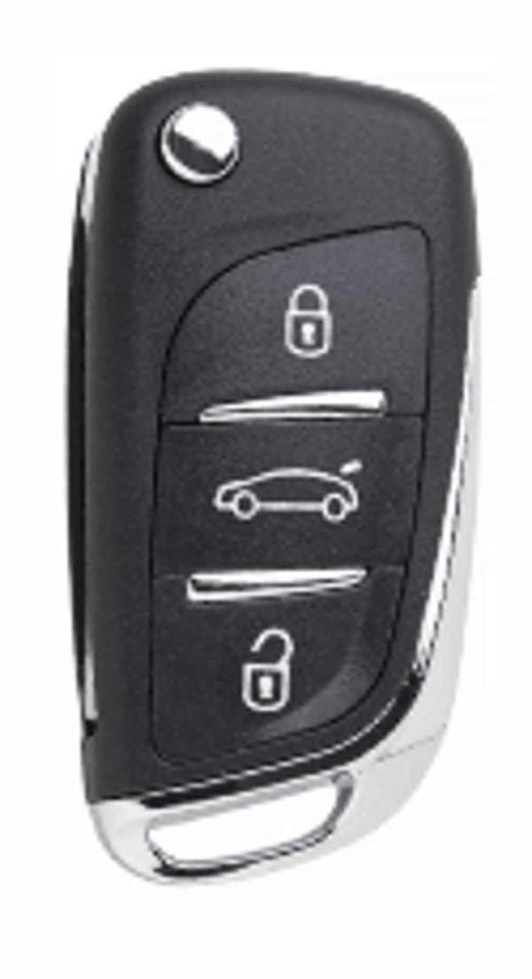 Klapsleutel Afstandsbediening Citroën/Peugeot/Toyota 3-knops VAR16