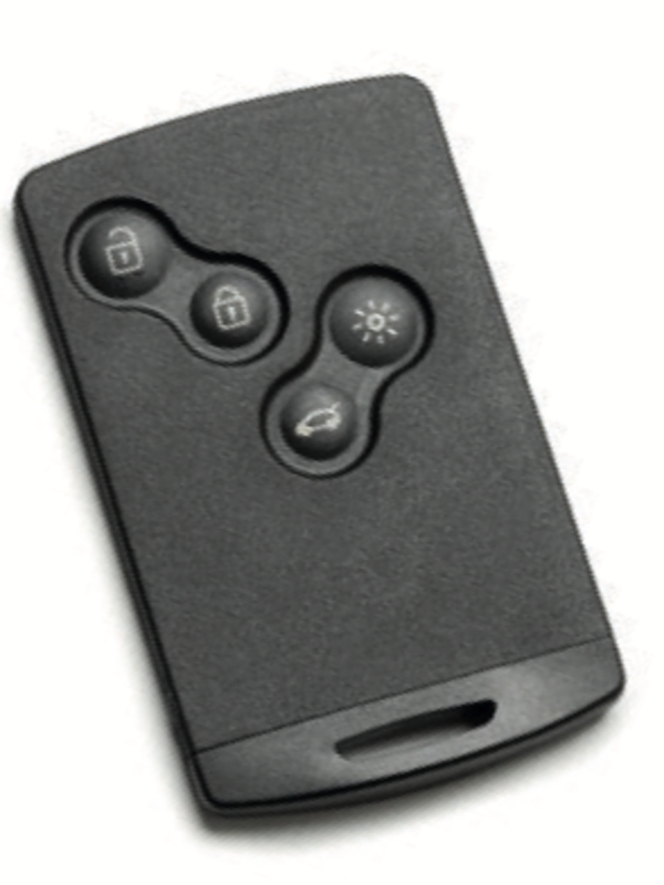 Renault Afstandsbediening 4-knops (Ook keyless functie)