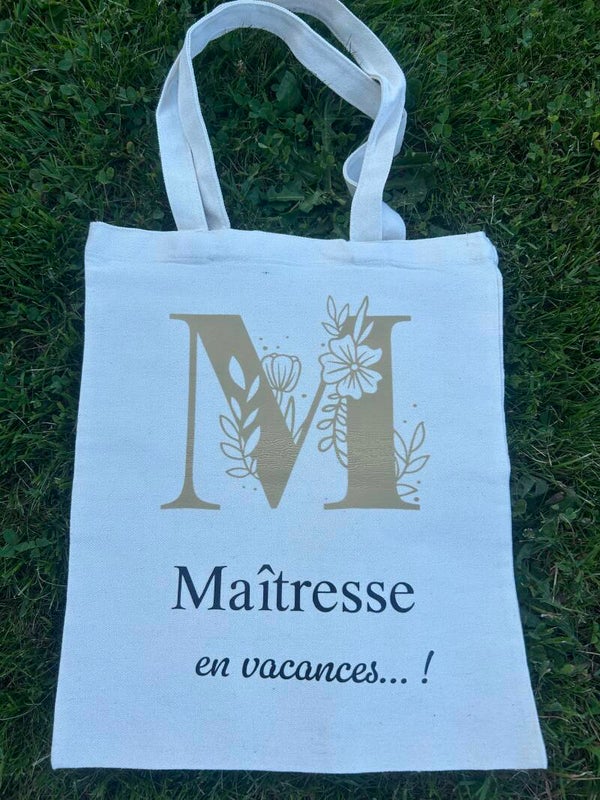 Tote bag « maîtresse »