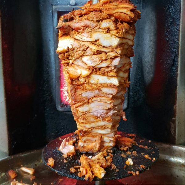 Kip shoarma schotel