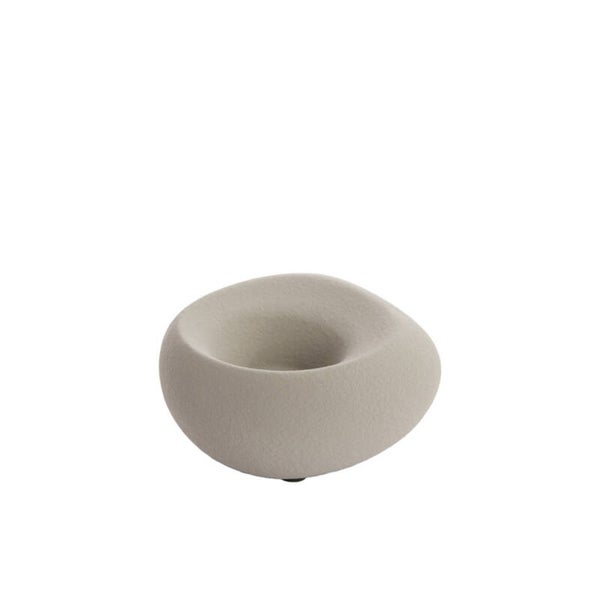 Theelicht | ALKA KERAMIEK GRIJS | 16x16x9 cm
