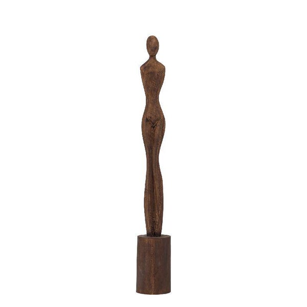 Ornament | LANIYA BROWN MANGO WOMAN | 10x10X78 cm