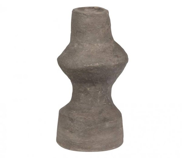 Vaas deco | MESSINI | papier mache clay 16x36 cm