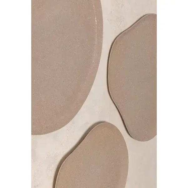 Wall panel  | DEZIA BEIGE ORGANIC MOSAIC |  66x59x3 cm