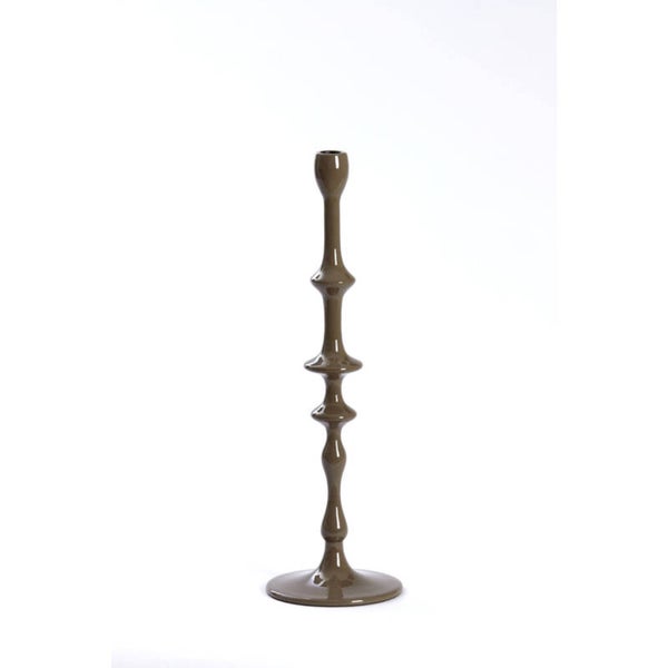 Candle stick | VICARI SHINY BROWN | 14X43 cm