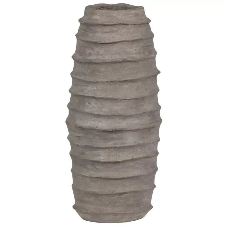 Vaas deco | KNOSSOS | papier mache clay 70x30 cm