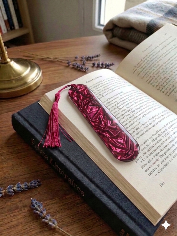 Marque-page 🎀soie🎀