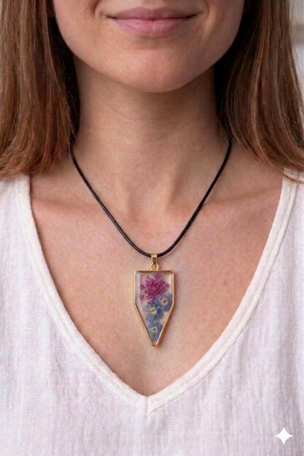 Collier 💜duo céleste💙