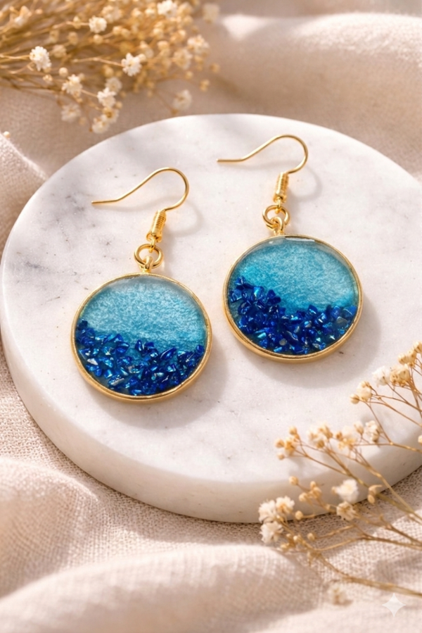 Boucle d'oreille 🐚evasion marine🐚