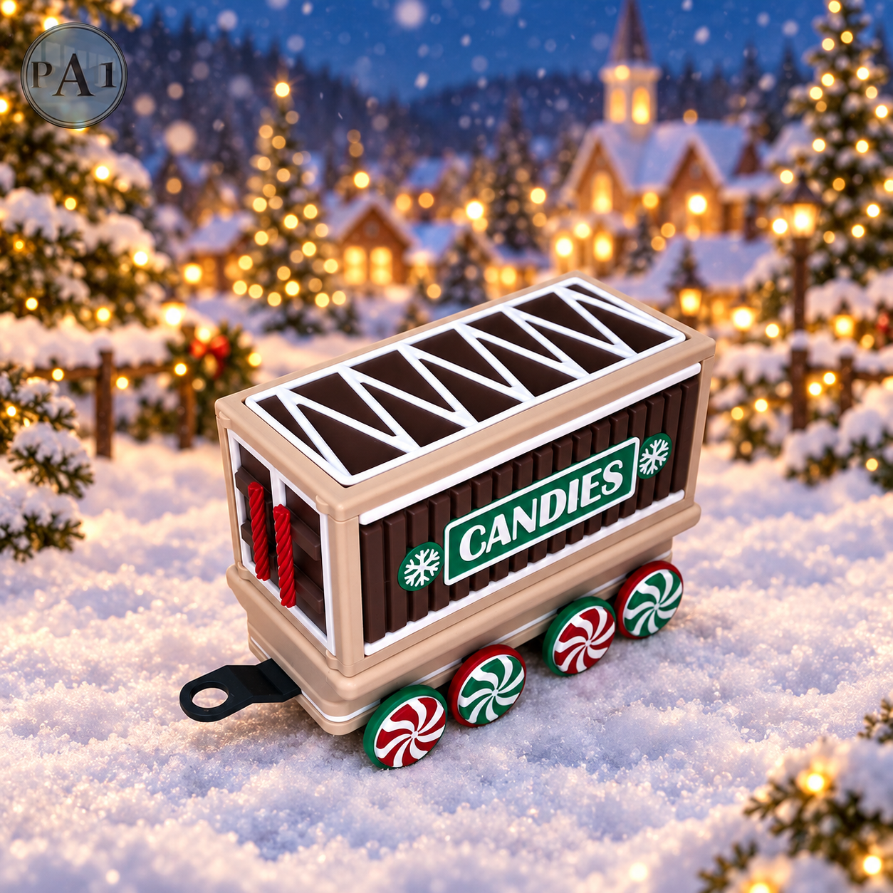 🎄🍬 Polar Express Candies Wagon