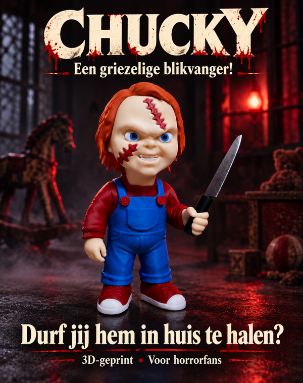 Chucky – een griezelige blikvanger! 🔪