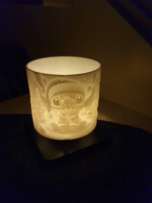 Stitch waxinelichthouder