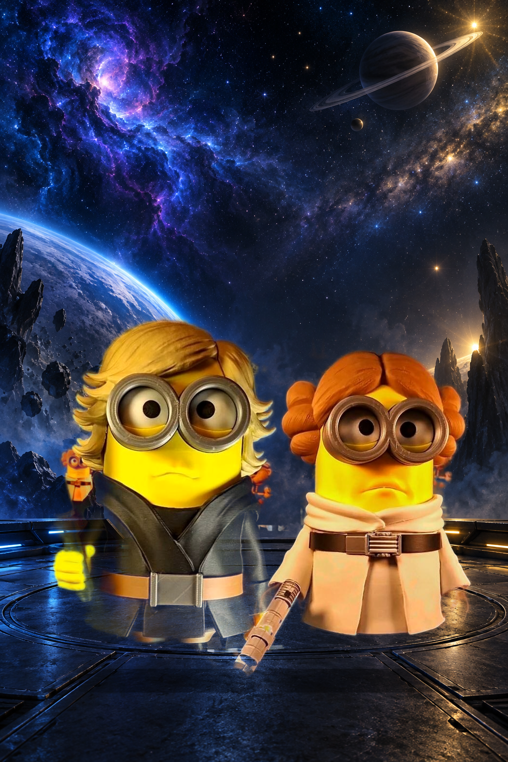 Minion Lila & Luke Sywalker