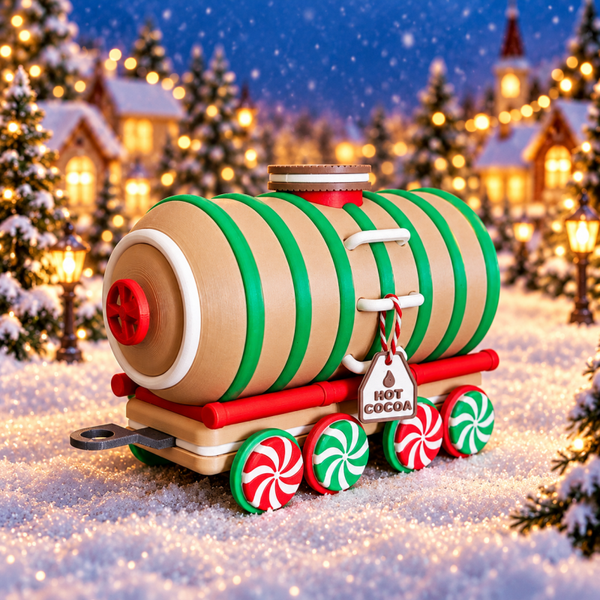 🎄🚂 Chocoladetanker – een feestelijke uitbreiding voor je Polar Express!