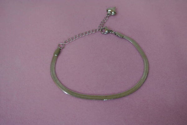 ARMBAND PLAT - ZILVER