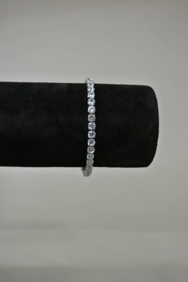 ARMBAND DIAMANT - ZILVER