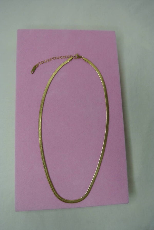 KETTING MINIMAAL PLAT - GOUD