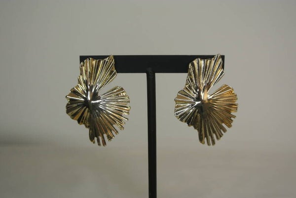 OORBELLEN BOHEEMSE BLOEM - GOUD