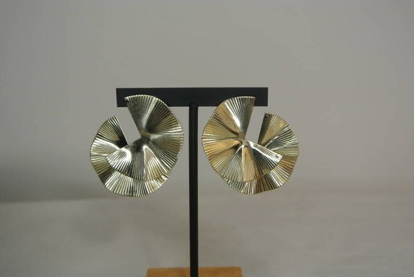 OORBELLEN ROND BOHEEMS - GOUD