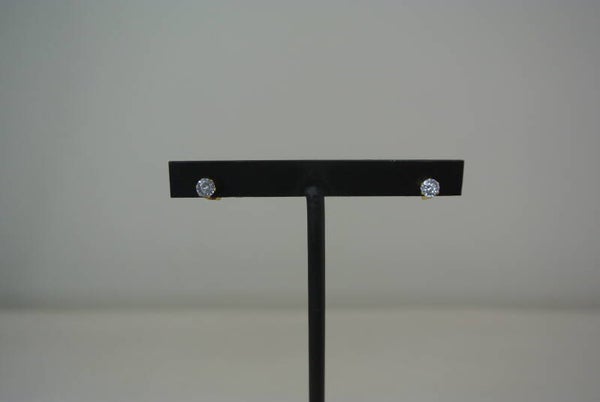 OORBELLEN DIAMANT KLEIN - GOUD