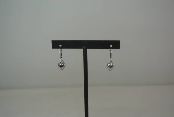 OORBELLEN HARTJES - ZILVER