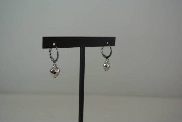 OORBELLEN HARTJES 2 - ZILVER