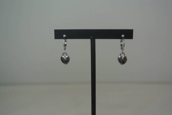 OORBELLEN HARTJES 4 - ZILVER