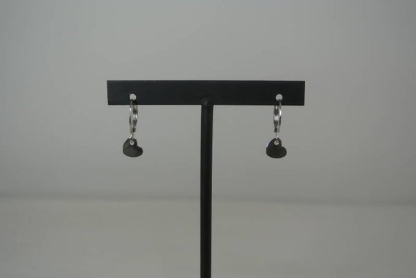 OORBELLEN HARTJES 6 - ZILVER