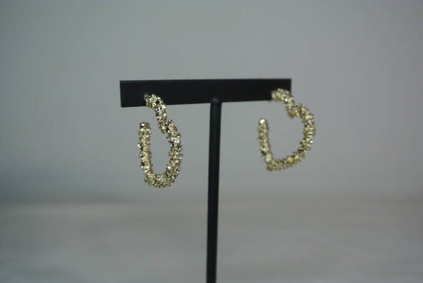 OORBELLEN HART - GOUD