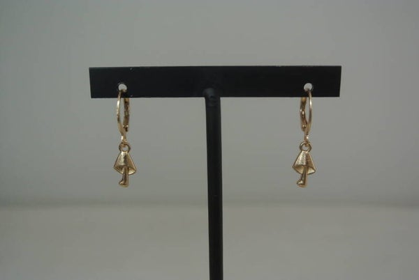 OORBELLEN PADDENSTOEL - GOUD