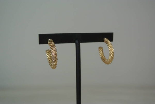 OORBELLEN RING 11 - GOUD