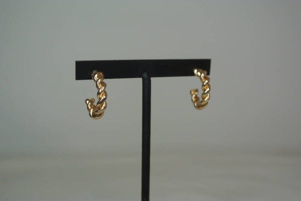 OORBELLEN RING 13 - GOUD