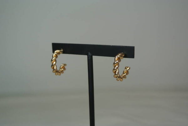 OORBELLEN RING 14 - GOUD