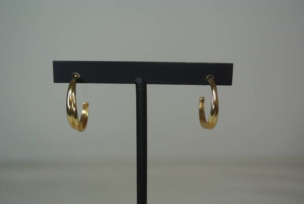OORBELLEN RING 16 - GOUD