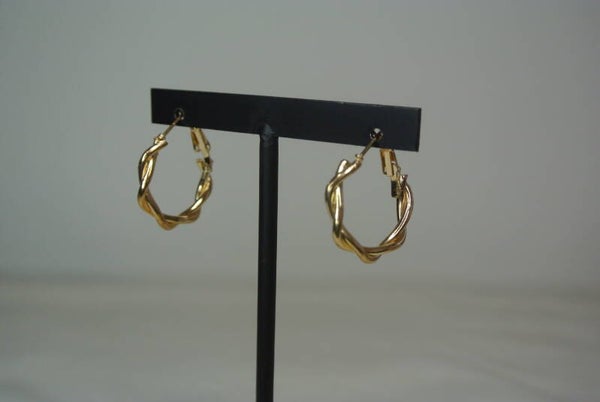 OORBELLEN RING 17 - GOUD
