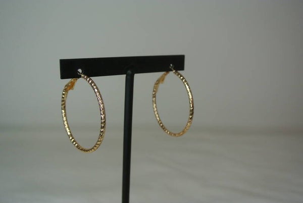 OORBELLEN RING 18 - GOUD