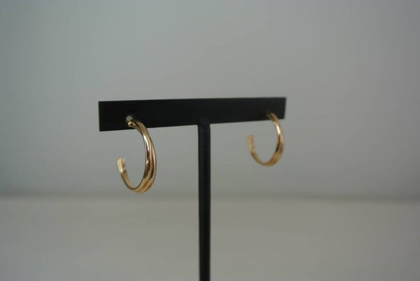 OORBELLEN RING 2 - GOUD