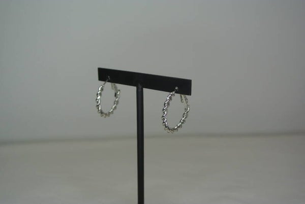 OORBELLEN RING 3 - ZILVER