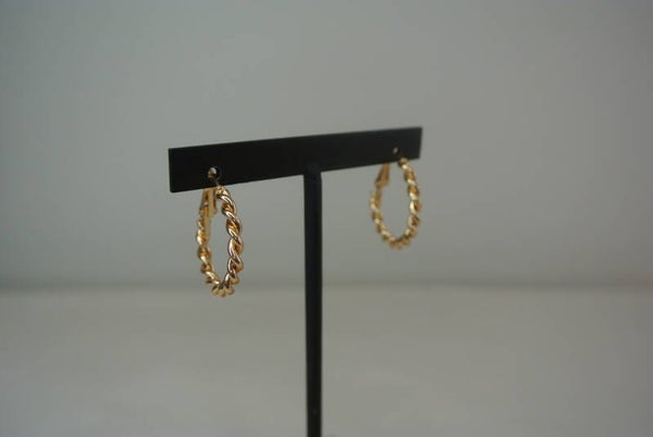 OORBELLEN RING 6 - GOUD