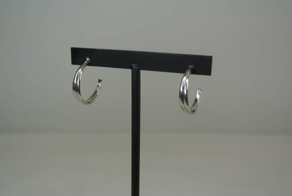 OORBELLEN RING 6 - ZILVER