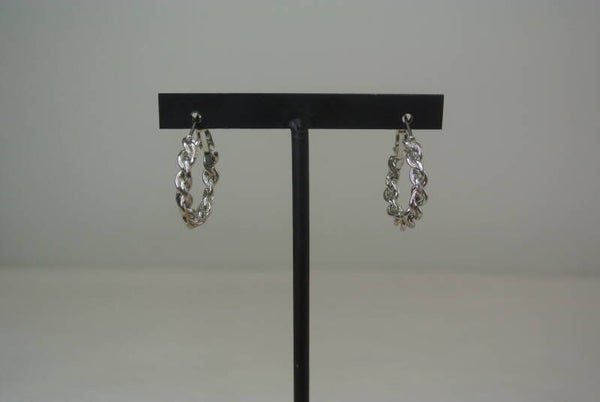 OORBELLEN RING 7 - ZILVER