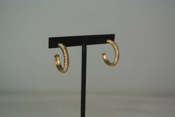 OORBELLEN RING 8 - GOUD