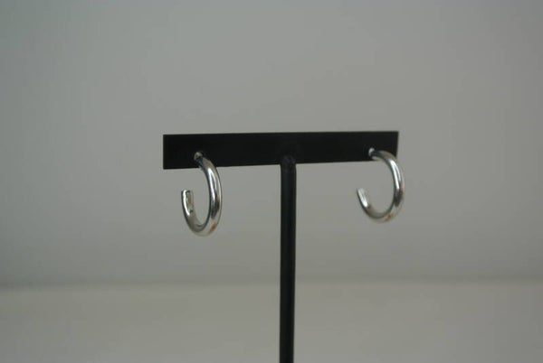 OORBELLEN RING 9 - ZILVER