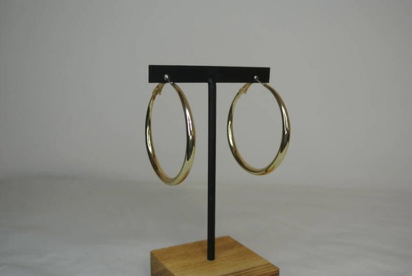 OORBELLEN RING GROOT LUXE - GOUD