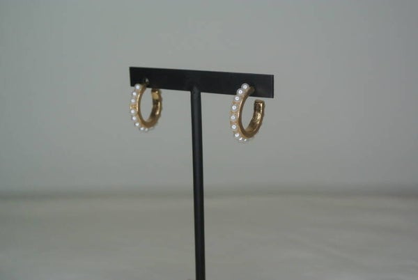 OORBELLEN RING PAREL KLEIN - GOUD