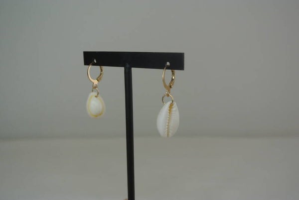 OORBELLEN SCHELP - GOUD
