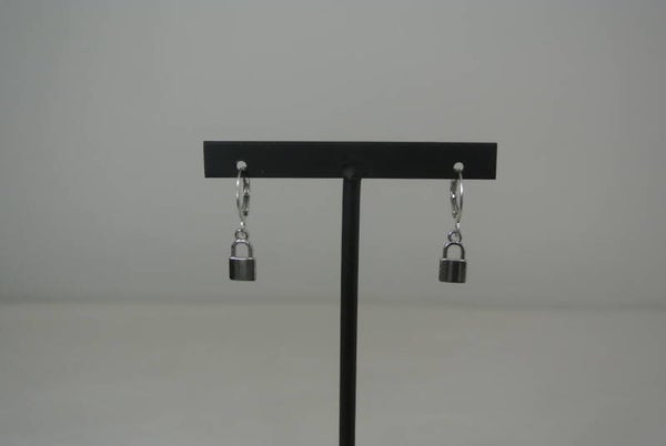 OORBELLEN SLOTJES - ZILVER