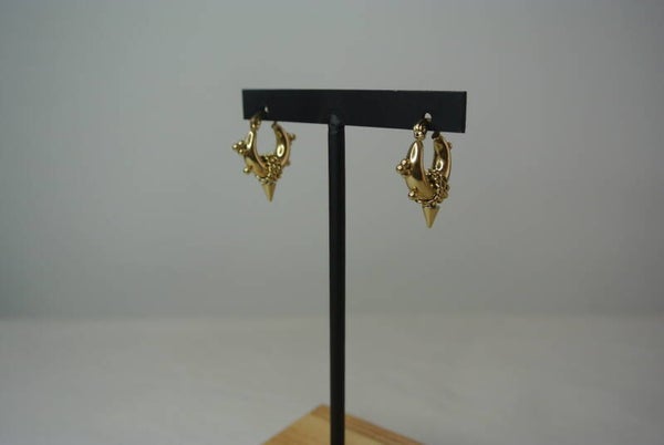 OORBELLEN SPIKES - GOUD